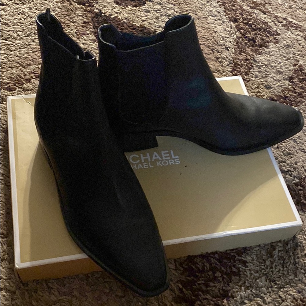 Michael Kors leather boots